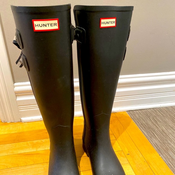 NWOT Hunter Original Refined Matte Rain boots - Picture 1 of 4